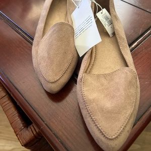 Tan old navy loafers